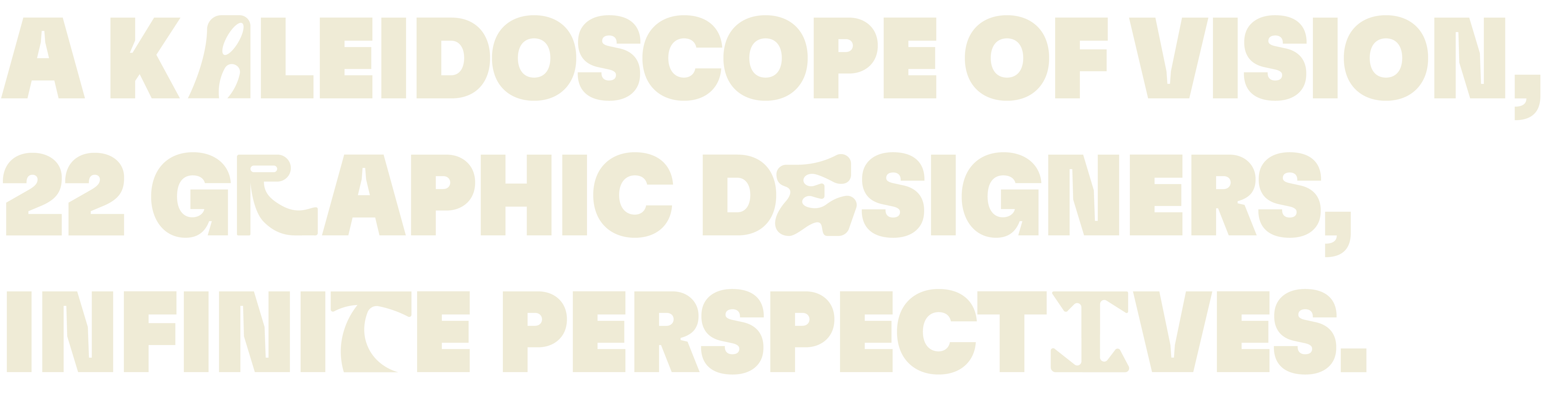 a kalidescope of vision